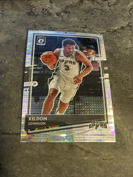 Keldon Johnson Spurs 2020-21 Donruss Optic Fast Break Holo Prizm #10