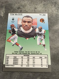 Tim McGee Bengals 1991 Fleer Ultra #20