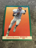 Derek Russell Broncos 1991 Fleer Rookie #424
