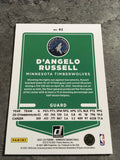 D'Angelo Russell Timberwolves 2021-22 Donruss #82
