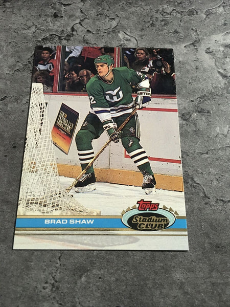 Brad Shaw Whalers 1991-92 Topps Stadium Club #83