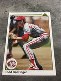 Todd Benzinger Reds 1990 Upper Deck #186