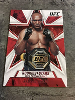 Kamaru Usman  UFC 2021 Panini Chronicles Rookie & Stars  Pink #86