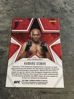 Kamaru Usman  UFC 2021 Panini Chronicles Rookie & Stars  Pink #86