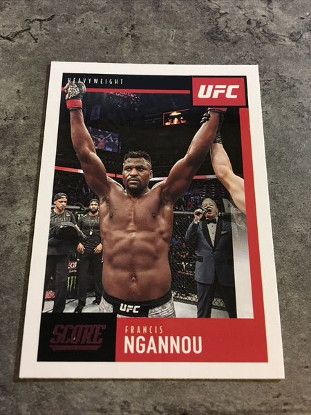 Francis Ngannou  UFC 2021 Panini Chronicles Score Pink #92