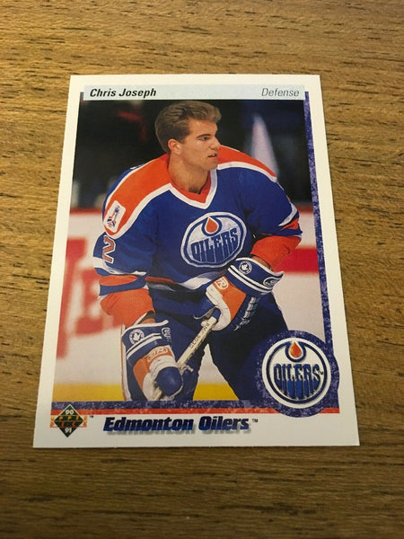 Chris Joseph Oilers 1990-1991 Upper Deck # 323