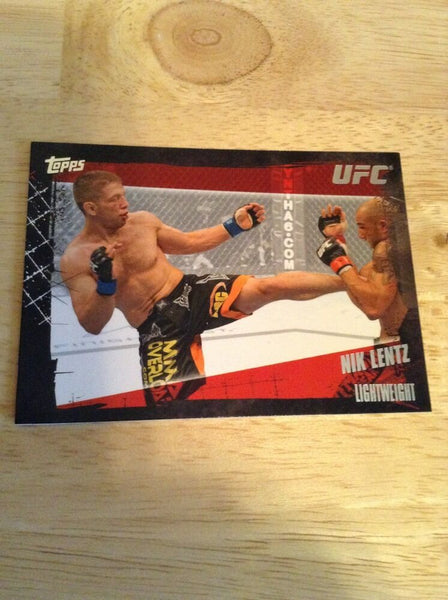 Nik Lentz UFC 2010 Topps #30