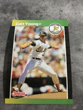 Curt Young A's 1989 Donruss #304