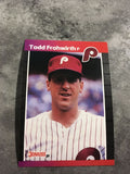 Todd Frohwirth Phillies 1989 Donruss #587