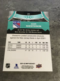 Igor Shesterkin Rangers 2021-22 Upper Deck MVP #31