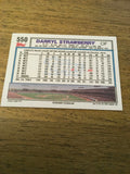 Darryl Strawberry Dodgers 1992 Topps #550