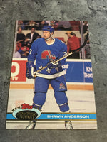 Shawn Anderson Nordiques 1991-92 Topps Stadium Club #358