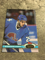 Stephane Morin Nordiques 1991-92 Topps Stadium Club #216