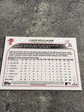 Luke Williams Phillies 2022 Topps Rookie #62