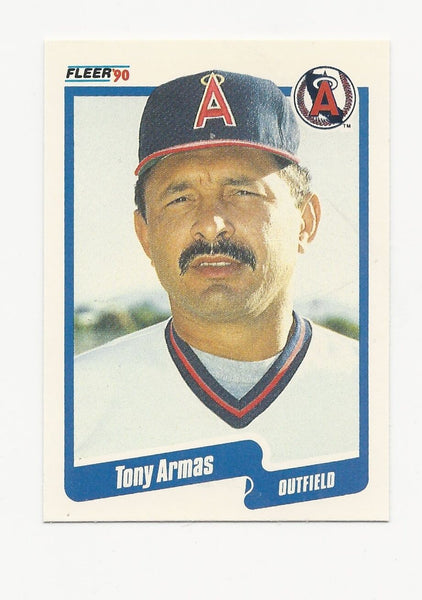 Tony Armas Angels 1990 Fleer #126