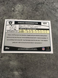 Fabian Washington Raiders 2006 Topps #131