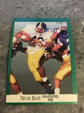 Nick Bell Raiders 1991 Fleer Rookie #420