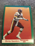 Ricky Sanders Redskins 1991 Fleer #394