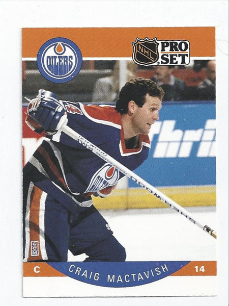 Craig Mactavish Oilers 1990-1991 Pro Set #90