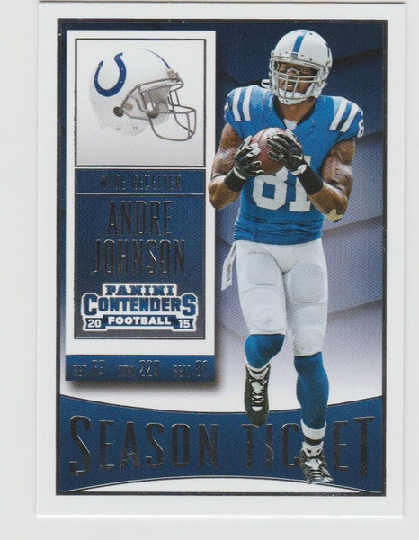 Andre Johnson Colts 2015 Panini Contenders #32