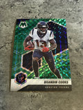 Brandin Cooks Texans 2021 Panini Mosaic Green Prizm #86
