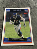 Justin Gage Bears 2006 Topps #93