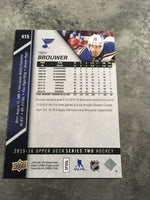 Troy Brouwer Blues 2015-2016 Upper Deck #415