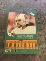 Vinny Testaverde Buccaneers 1991 Fleer #380