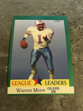 Warren Moon Oilers 1991 Fleer League Leaders #410