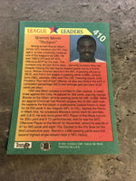 Warren Moon Oilers 1991 Fleer League Leaders #410