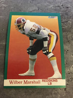 Wilber Marshall Redskins 1991 Fleer #390