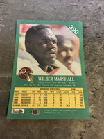 Wilber Marshall Redskins 1991 Fleer #390