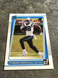 Terrace Marshall Jr. Panthers 2021 Panini Donruss Rated Rookie #266