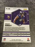 Chazz Surratt Vikings 2021 Panini Mosaic Green Prizm Rookie #368
