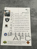 Tim Brown Raiders 2000 Upper Deck Pros & Prospects #58