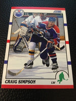 Craig Simpson Oilers 1990-1991 Score #58