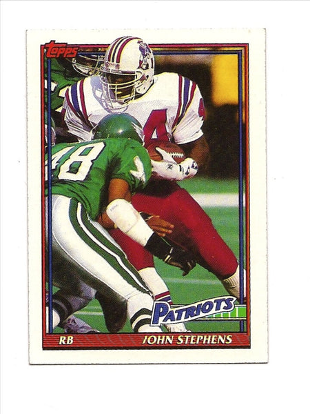 John Stephens Patriots 1991 Topps #610