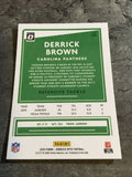Derrick Brown Panthers 2020 Panini Donruss Optic Rookie #114