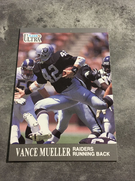 Vance Mueller Raiders 1991 Fleer Ultra #82