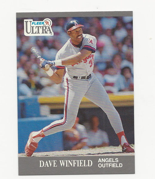 Dave Winfield Angels 1991 Fleer Ultra #54