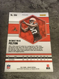 Demetric Felton Browns 2021 Panini Mosaic Green Prizm Rookie #394