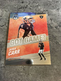 Derek Carr Raiders 2021 Panini Mosaic Got Game #GG-6