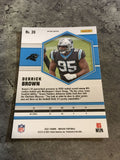 Derrick Brown Panthers 2021 Panini Mosaic Green Prizm #39