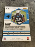 Derrick Brown Panthers 2021 Panini Mosaic Reactive Orange Prizm #39