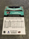 Oliver Bjorkstrand Blue Jackets 2021-22 Upper Deck MVP #64