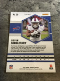 Devin Singletary Bills 2021 Panini Mosaic Camo Pink Prizm #30