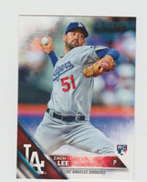 Zack Lee Dodgers 2016 Topps Rookie #127