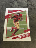 Brandon Aiyuk 49ers 2021 Panini Donruss #58