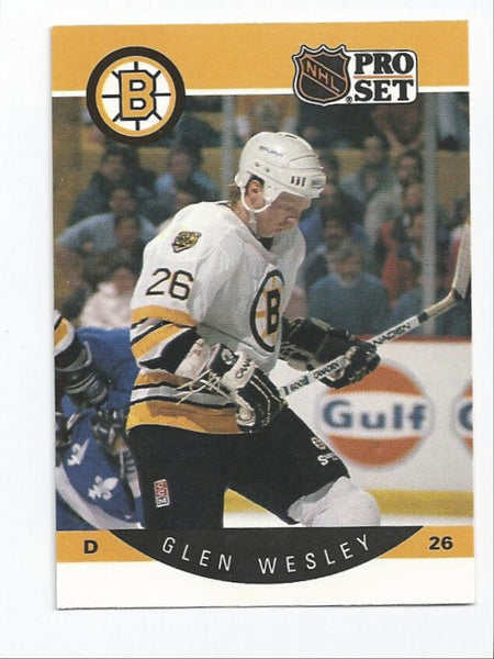 Glen Wesley Bruins 1990-1991 Pro Set #16