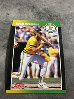 Walt Weiss A's 1989 Donruss #446